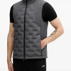 Стеганый жилет со вставками Стеганый жилет со вставками