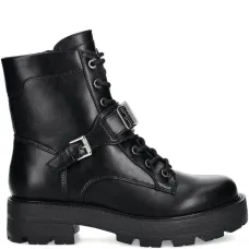 Байкерские ботинки на шнуровке