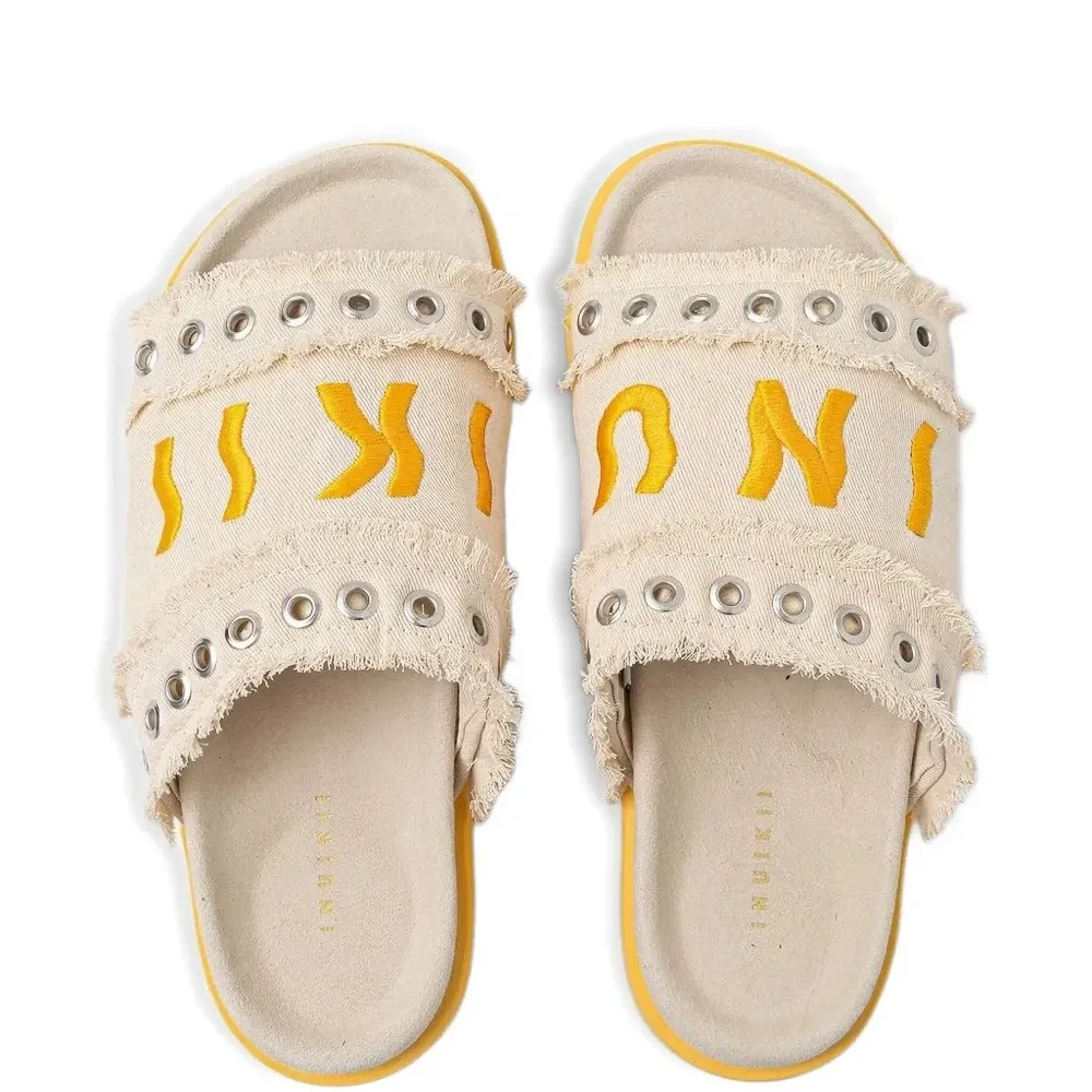 Сандалии с бахромой