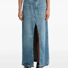 Джинсовая юбка макси Джинсовая юбка макси