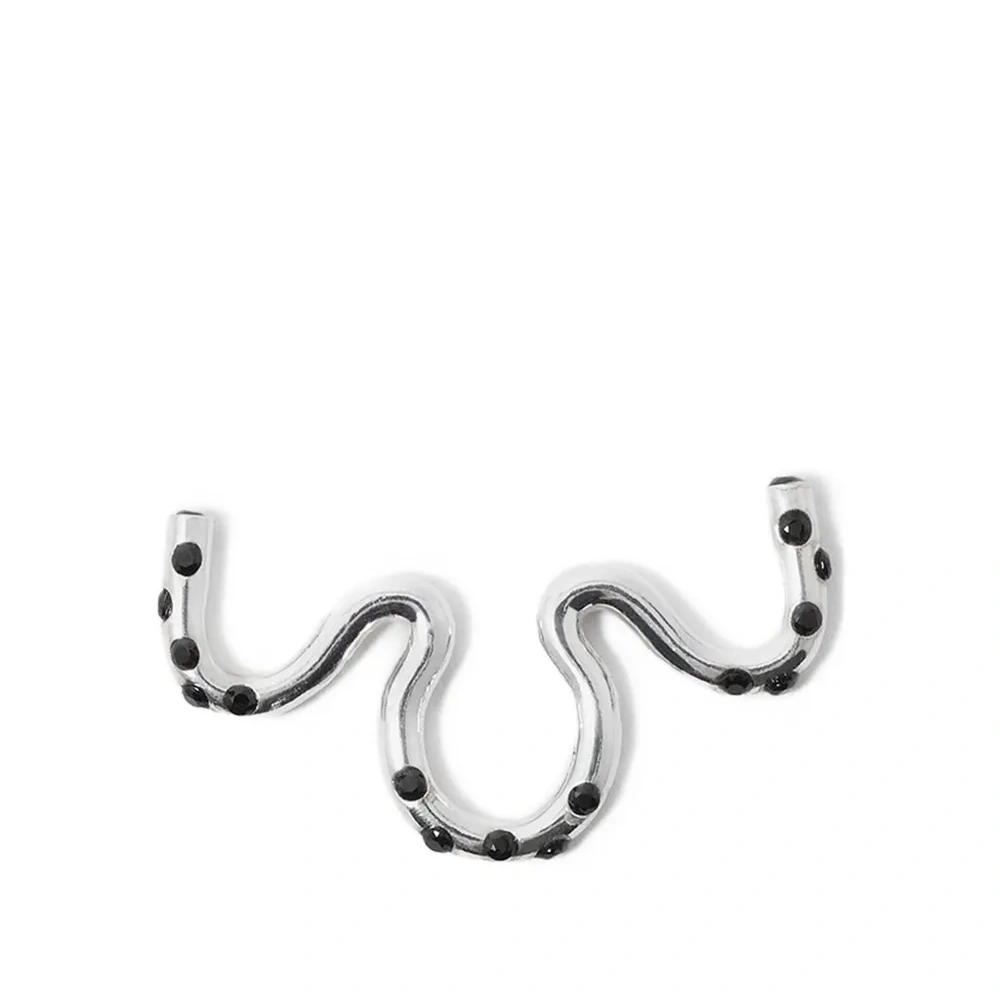 Серьга-септум с бусинами