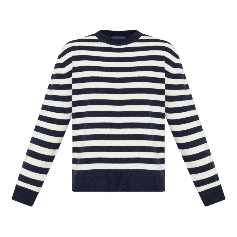 Шерстяной свитер в полоску