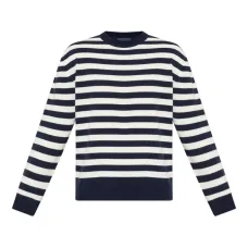 Шерстяной свитер в полоску