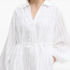 Платье мини Samanarola с люверсами