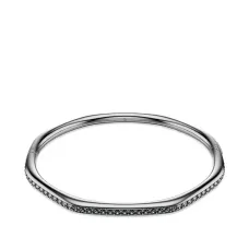 Браслет-бэнгл Dextera с кристаллами