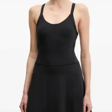 Платье мини с перекрестными ремешками