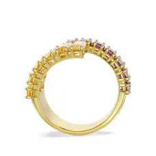 Кольцо Matrix с кристаллами Кольцо Matrix с кристаллами