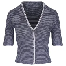 Полосатый кардиган на пуговицах