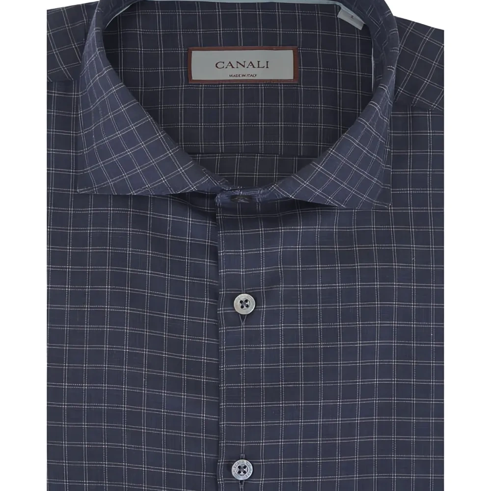 Клетчатая рубашка на пуговицах