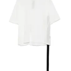 Топ асимметричного кроя из органического хлопка