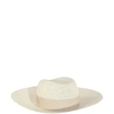 шляпа с кожаной лентой