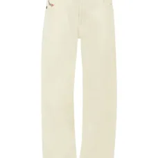 Декорированные джинсы прямого кроя