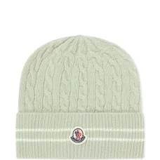 Шапка бини фактурной вязки