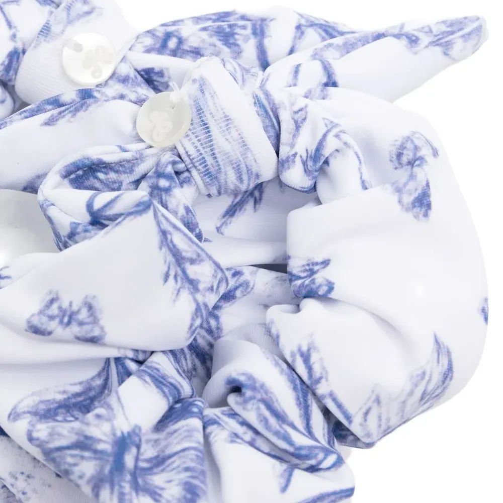 Набор резинок для волос с цветочным принтом