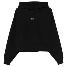 топ с капюшоном и логотипом