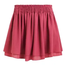 Юбка мини со сборками