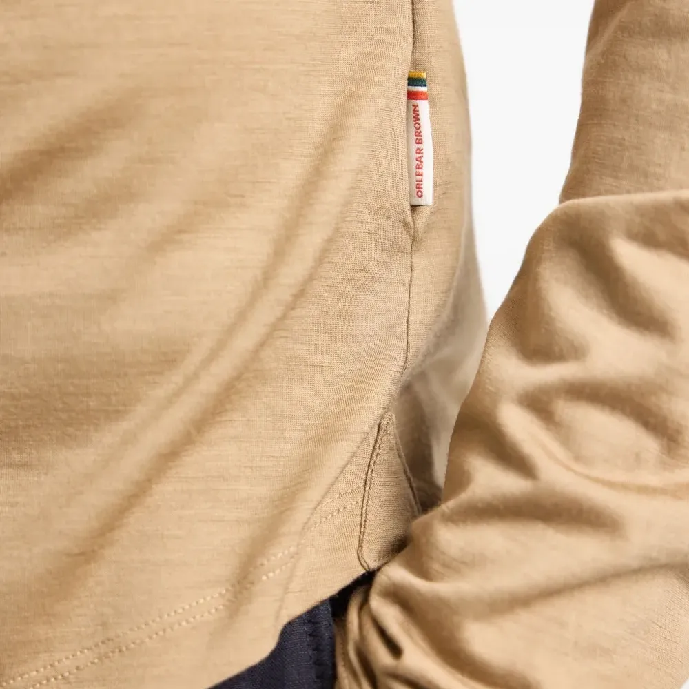 Футболка OB-T из шерсти мериноса с длинными рукавами