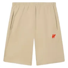 Трековые шорты с вышивкой на кармане