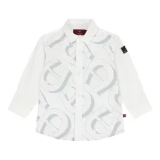 Рубашка с длинными рукавами и логотипом