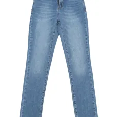 Джинсы с эффектом потертости