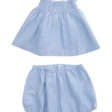 комплект из топа и брюк в полоску