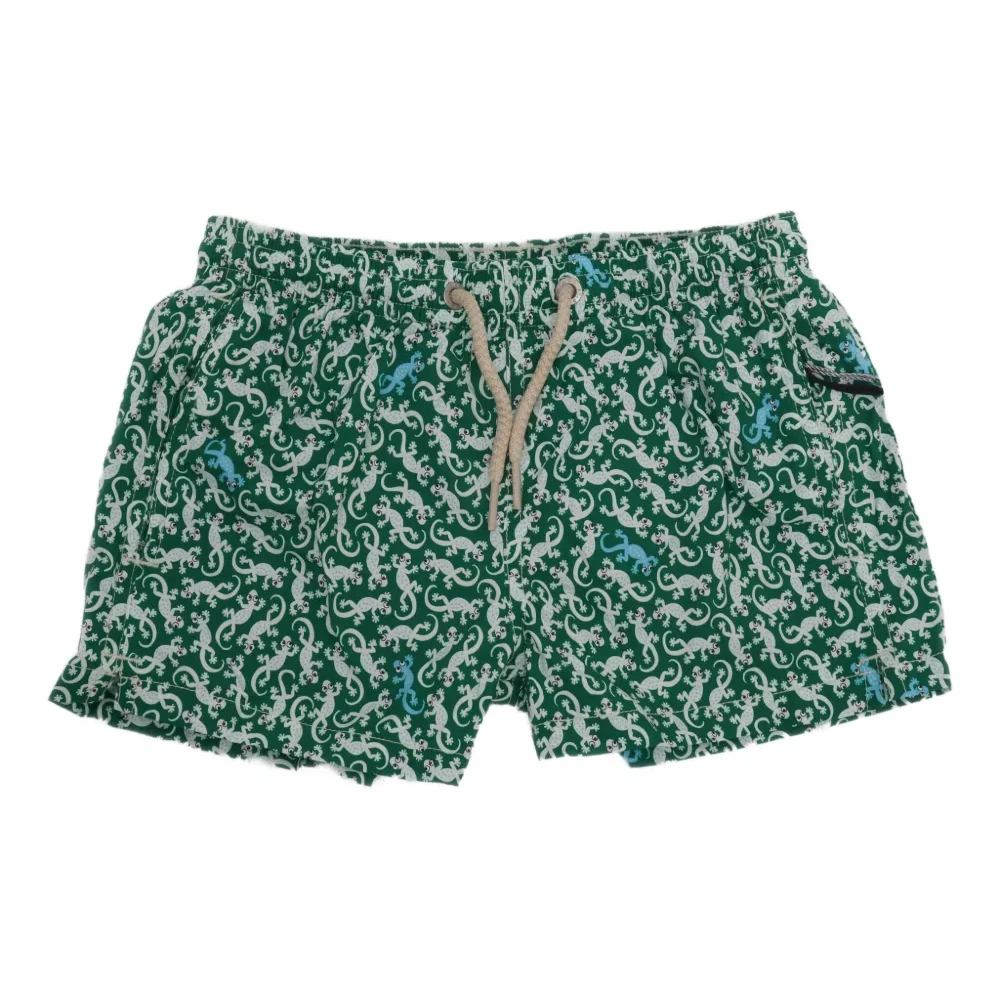 Плавки-шорты с принтом