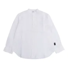 Рубашка с воротником-стойкой