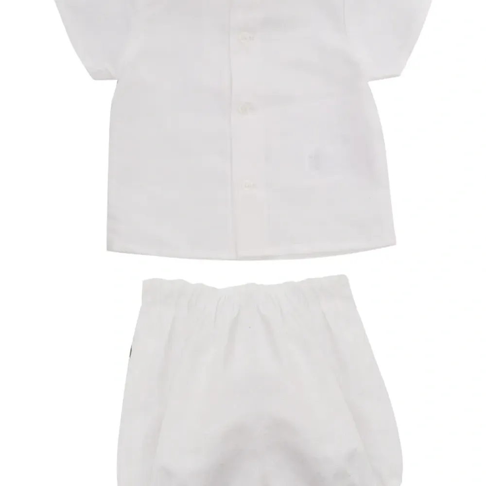 Комплект Aura из топа и шортов с воротником Питер Пэн