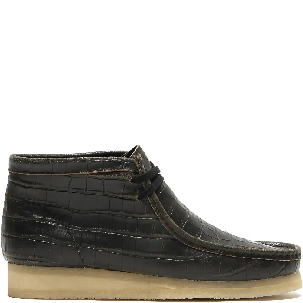 Ботинки Wallabee Black Crock