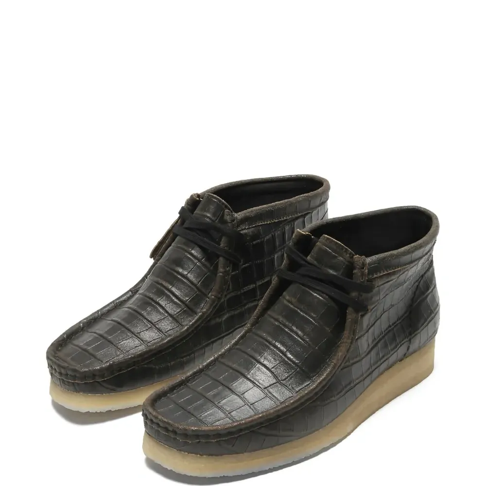 Ботинки Wallabee Black Crock