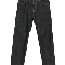 Джинсы с контрастной строчкой Джинсы с контрастной строчкой