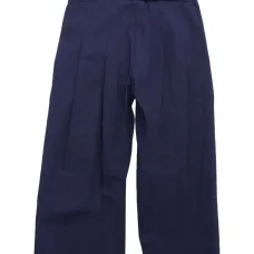 Брюки со складками и поясом