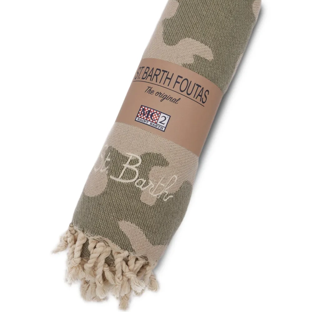 Пляжное полотенце Foutas с камуфляжным узором