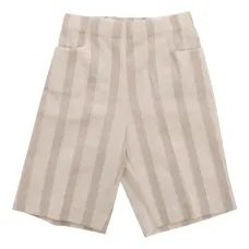 Полосатые шорты с карманами Полосатые шорты с карманами