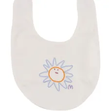 Набор слюнявчиков с вышитым солнцем (упаковка из семи штук)