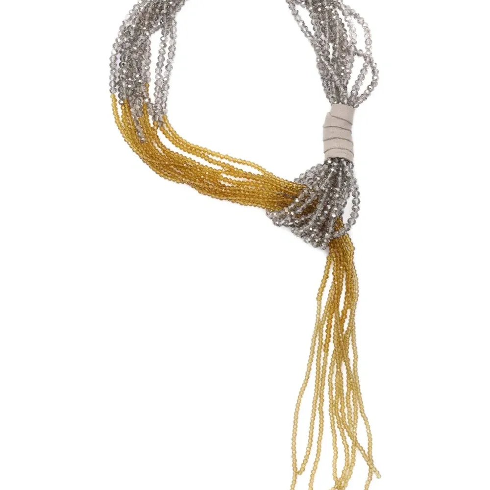 Колье с бусинами