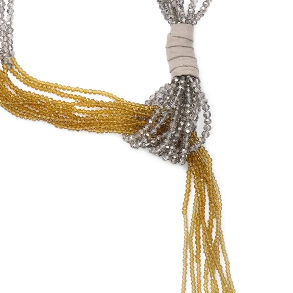 Колье с бусинами