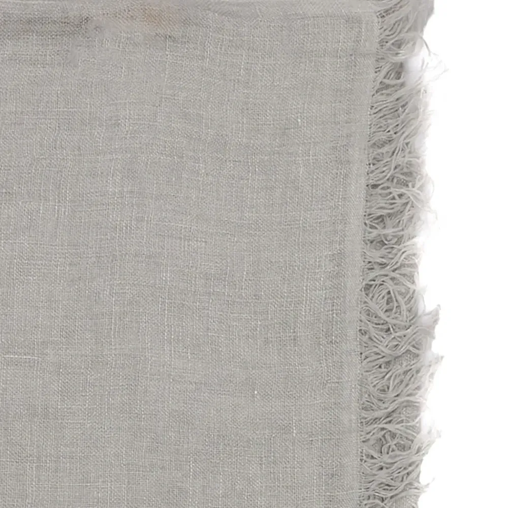 Льняной шарф Arthur с бахромой