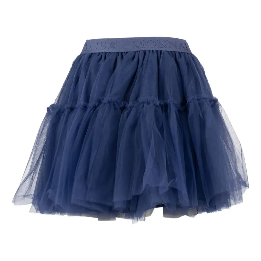 Юбка из тюля с оборками