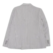 Двубортный блейзер в полоску