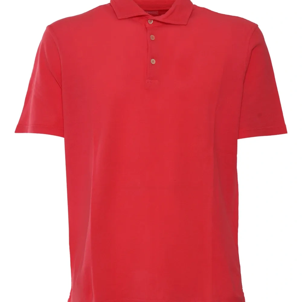 Трикотажная рубашка поло с короткими рукавами