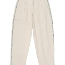 Брюки с лампасами и складками