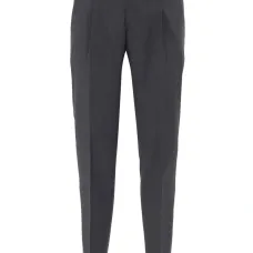 Брюки со складками на манжетах