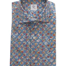 Рубашка с цветочным принтом