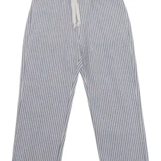 Брюки с карманами в полоску