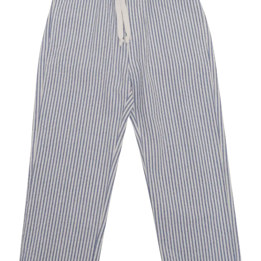 Брюки с карманами в полоску