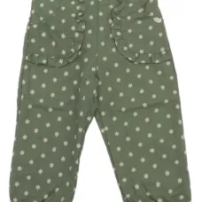 Брюки с оборками и цветочным принтом Брюки с оборками и цветочным принтом