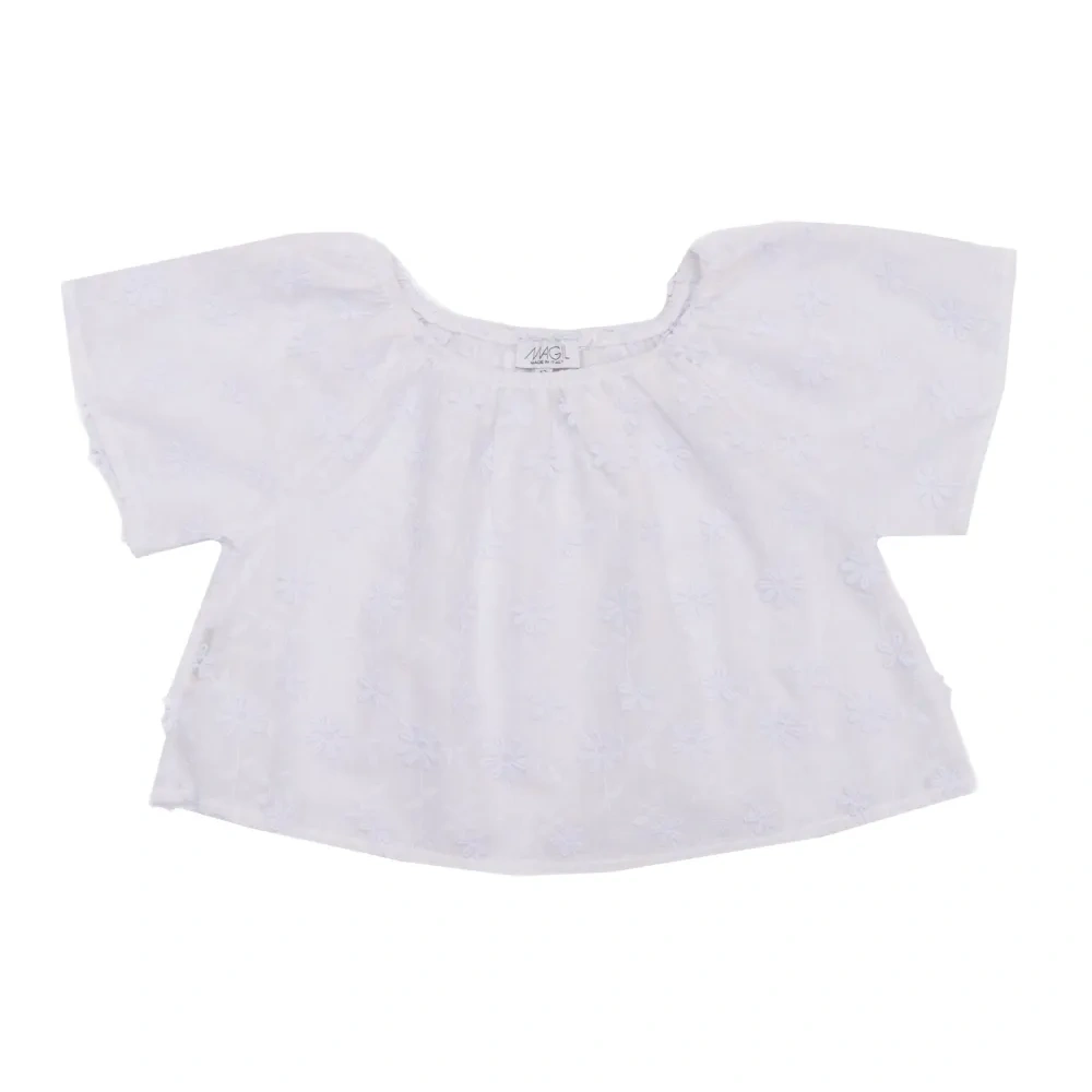 Топ с вышивкой