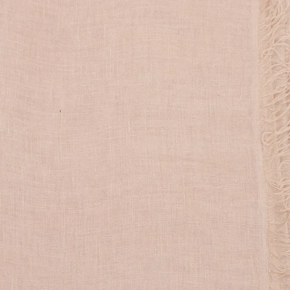 Льняной шарф Arthur с бахромой