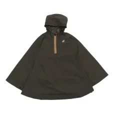 Пончо с капюшоном и логотипом